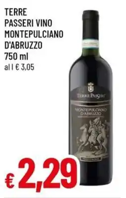 A&O Terre passeri vino montepulciano d'abruzzo offerta
