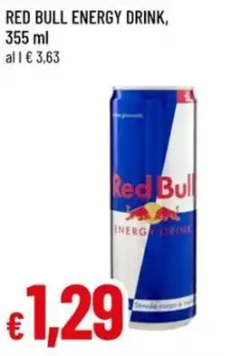A&O Red bull energy drink offerta