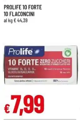 A&O Prolife 10 forte 10 flaconcini offerta