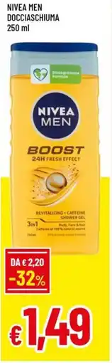 A&O Nivea men docciaschiuma offerta