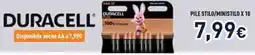 Unieuro Duracell pile stilo/ministilo x 10 offerta