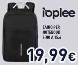 Unieuro Ioplee zaino per notebook fino a 15.6 offerta