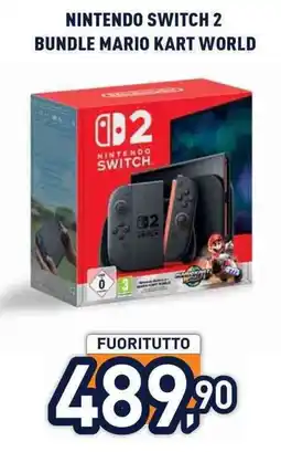 Unieuro Nintendo switch 2 bundle mario kart world offerta