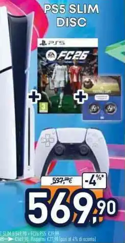 Unieuro PS5 slim disc offerta