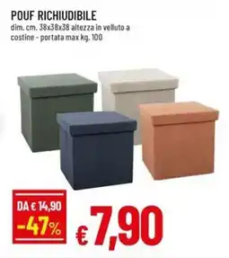 A&O Pouf richiudibile offerta