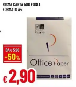 A&O Risma carta 500 fogli formato a4 offerta