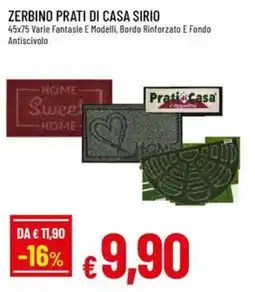 A&O Zerbino prati di casa sirio offerta