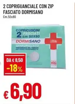 A&O 2 copriguanciale con zip fasciato dormisano offerta