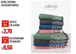 A&O Serie spugna jacquard NOVIA offerta
