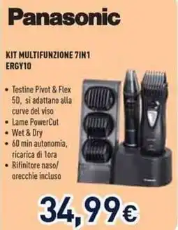 Unieuro Panasonic KIT MULTIFUNZIONE 7IN1 ERGY10 offerta