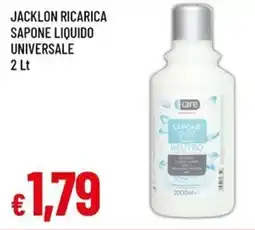 A&O Jacklon ricarica sapone liquido universale offerta