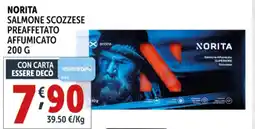 Deco Supermercati Norita salmone scozzese preaffetato offerta