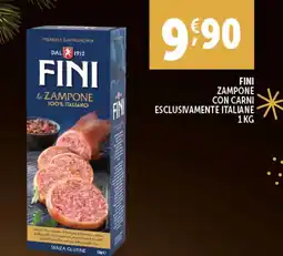 Deco Supermercati Fini zampone con carni esclusivamente italiane offerta