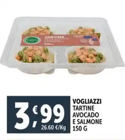 Deco Supermercati Vogliazzi tartine avocado e salmone offerta