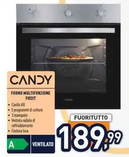 Unieuro CANDY FORNO MULTIFUNZIONE FI02IT offerta