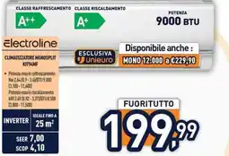 Unieuro Electroline CLIMATIZZATORE MONOSPLIT KIT94MF offerta