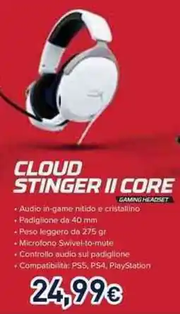 Unieuro Cloud stinger II core offerta