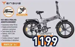 Unieuro ENGWE FATE-BIKE A PEDALATA ASSISTITA MX8 BOOST offerta