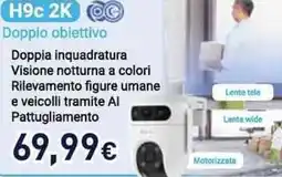 Unieuro EZVIZ H9c 2K Doppio obiettivo offerta