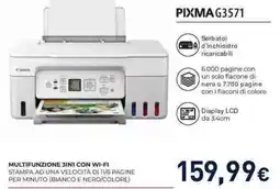 Unieuro Canon PIXMAG3571 offerta