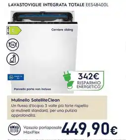Unieuro Rowenta LAVASTOVIGLIE INTEGRATA TOTALE EES48400L offerta