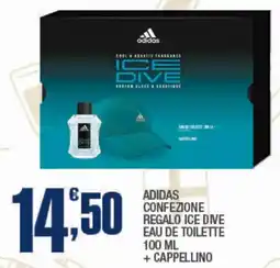Splendidi e Splendenti Adidas confezione regalo ice dive eau de toilette + cappellino offerta