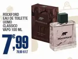 Splendidi e Splendenti Rockford eau de toilette uomo classico vapo offerta