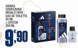 Splendidi e Splendenti Adidas confezione regalo uefa eau de toilette + doccia offerta