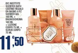 Splendidi e Splendenti Idc institute scented bath cestino regalo da bagno 4 pz shower gel + bagnoschiuma offerta
