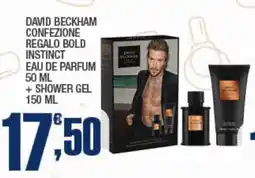 Splendidi e Splendenti David beckham confezione regalo bold instinct eau de parfum + shower gel offerta