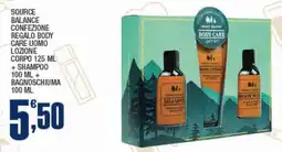Splendidi e Splendenti Source balance confezione regalo body care uomo lozione corpo offerta