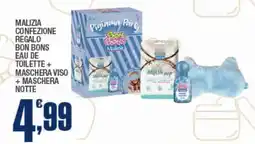 Splendidi e Splendenti Malizia confezione regalo bon bons eau de toilette + maschera viso + maschera notte offerta