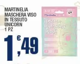 Splendidi e Splendenti Martinelia maschera viso in tessuto unicorn offerta