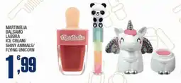 Splendidi e Splendenti Martinelia balsamo labbra ice cream/ shiny animals/ flying unicorn offerta