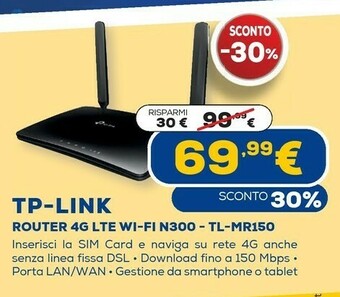 Euronics Router wifi offerta