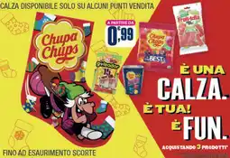 Splendidi e Splendenti Chupa chips calza disponibile solo su alcuni punti vendita offerta
