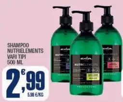 Splendidi e Splendenti Shampoo nutrielements offerta