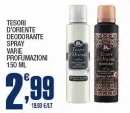 Splendidi e Splendenti Tesori d'oriente deodorante spray offerta