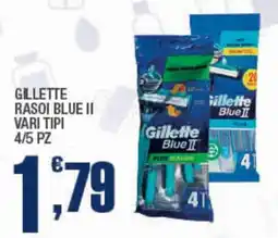 Splendidi e Splendenti Gillette rasoi blue II offerta