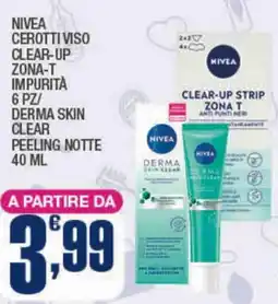 Splendidi e Splendenti Nivea cerotti viso clear-up zona-t impurità/ derma skin clear peeling notte offerta