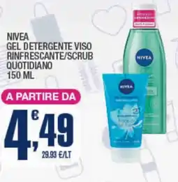 Splendidi e Splendenti Nivea gel detergente viso rinfrescante/scrub quotidiano offerta