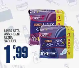 Splendidi e Splendenti Lines seta assorbenti ultra offerta