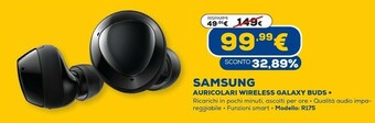 Euronics Auricolari wireless galaxy buds+ offerta
