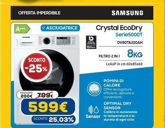 Euronics Asciugatrice offerta