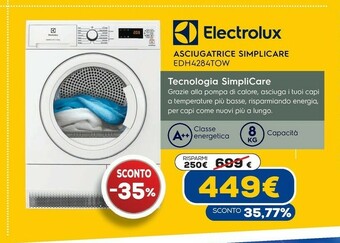 Euronics Asciugatrice offerta