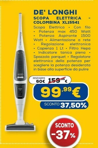 Euronics Scopa elettrica offerta