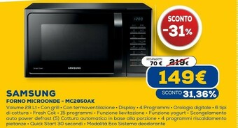 Euronics Microonde offerta