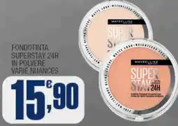 Splendidi e Splendenti Fondotinta superstay 24h in polvere offerta