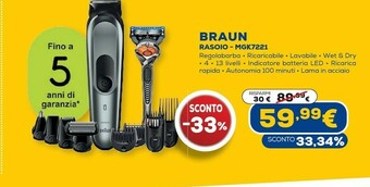 Euronics Regolabarba offerta