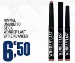 Splendidi e Splendenti Rimmel ombretto stick wonder'last offerta